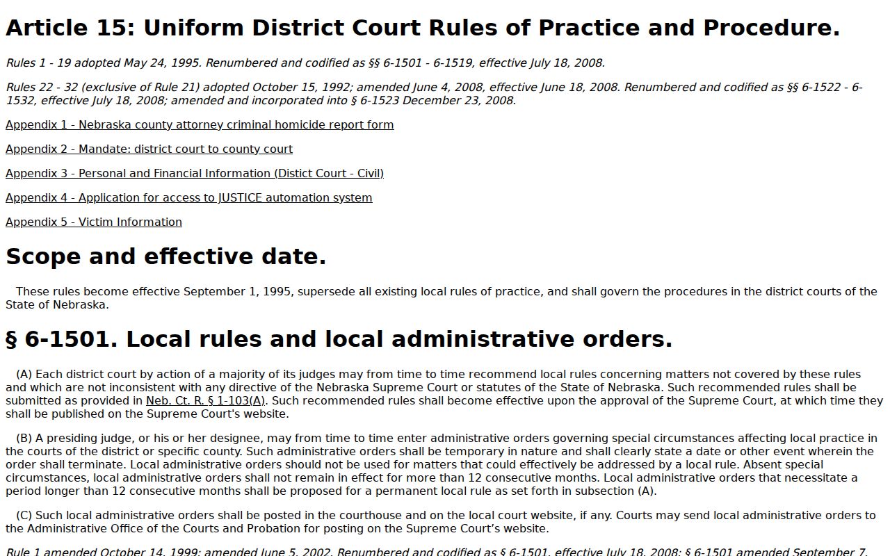 Franklin County civil court docket Rule 6-1524 redaction framework
