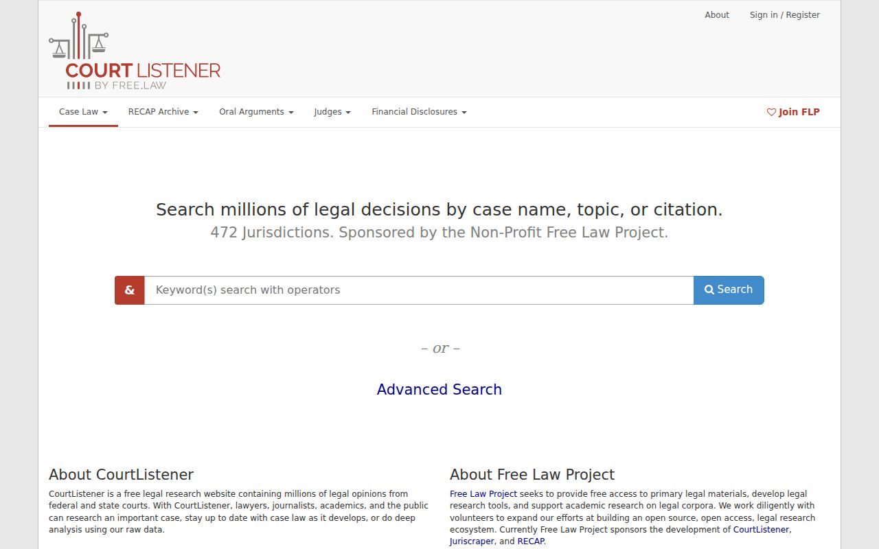 Riverton Court Records: CourtListener RECAP federal record alternative